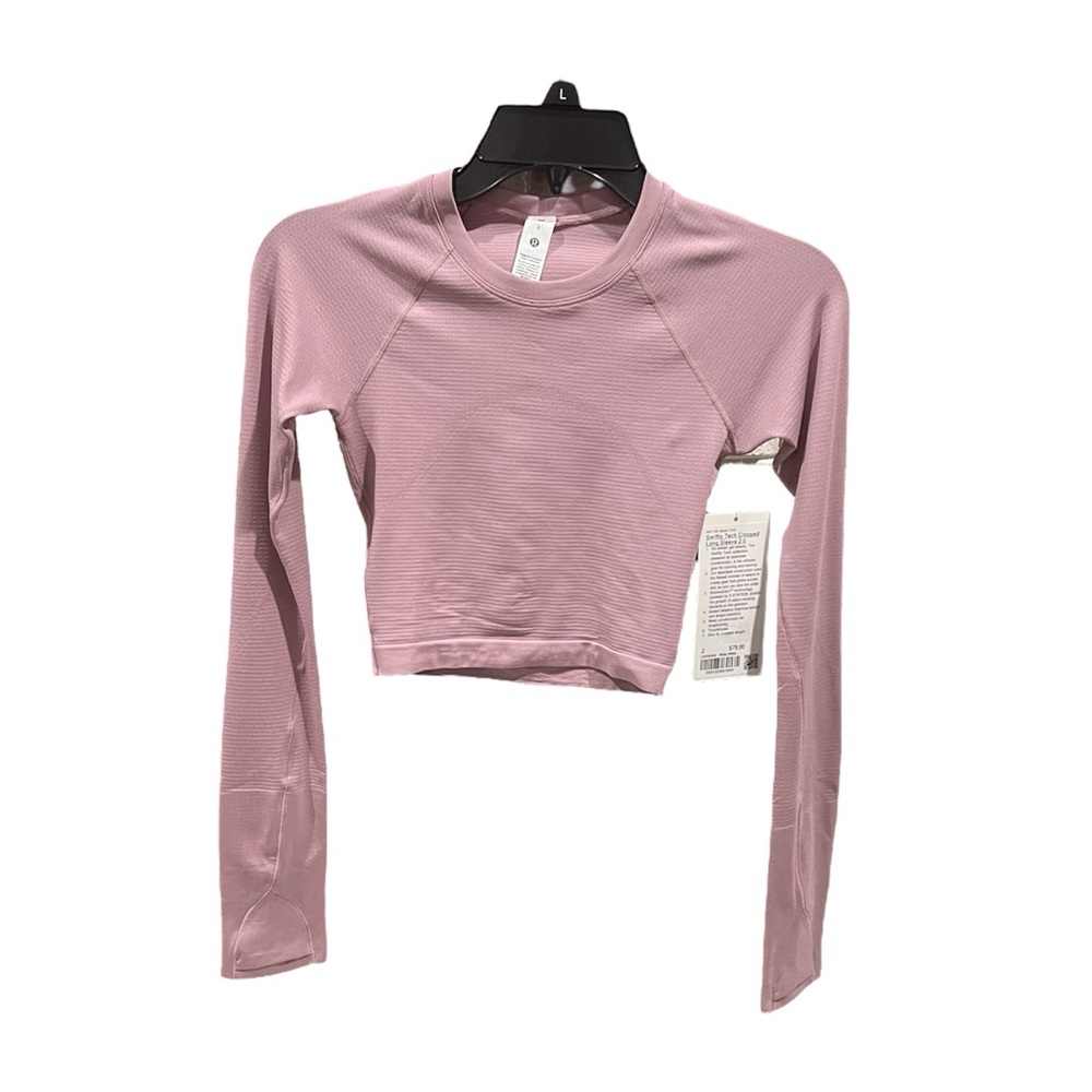 Lululemon Swiftly Tech Cropped Long Sleeve 2.0 Size 2 NWT
